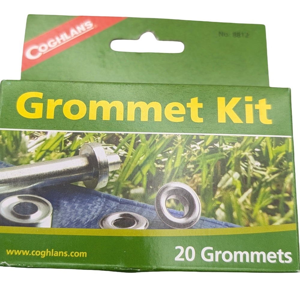 Coghlan's Grommet Kit Silver 3/8 Inch Tent Tarp Canvas DIY Repair No. 8812